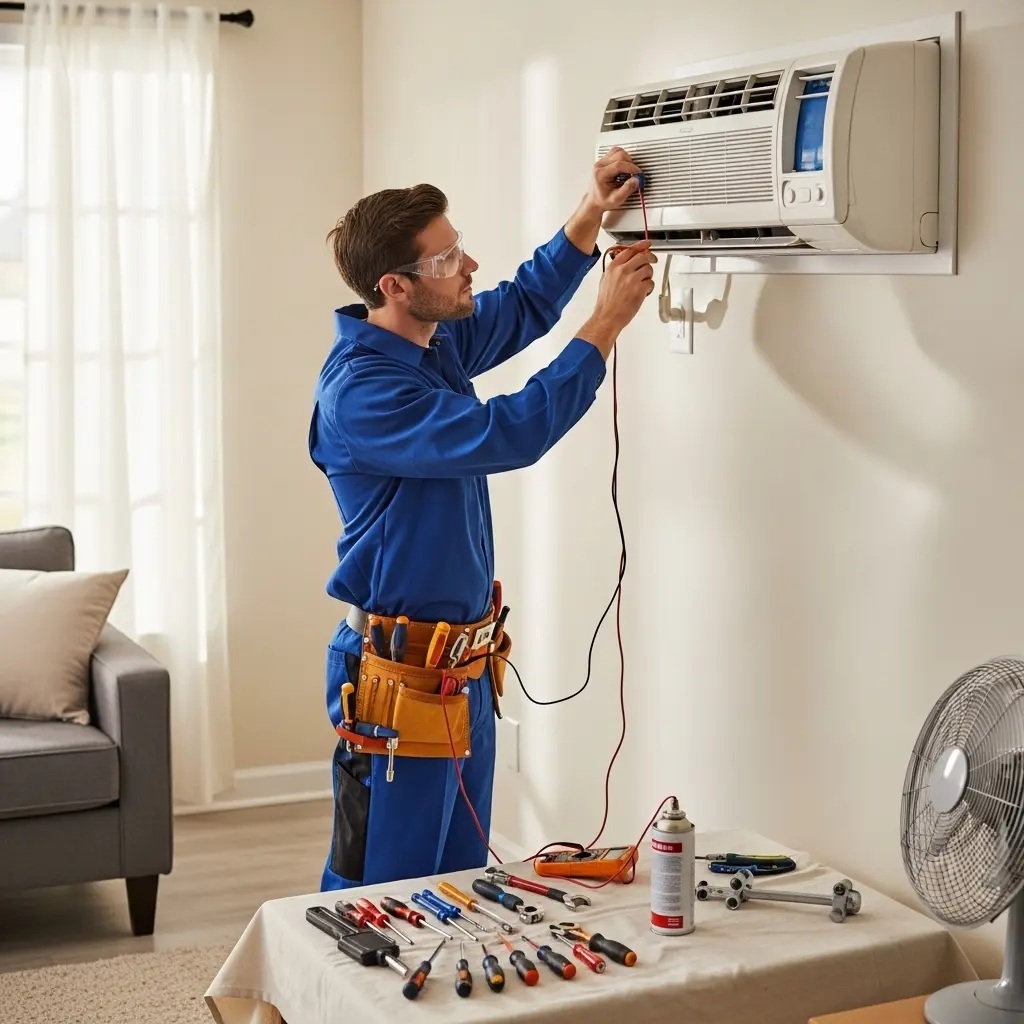 Şehzadeler Protherm Protherm klima gaz dolumu ve bakım – Enerji verimliliği artırıldı. - Teknik servis örneği